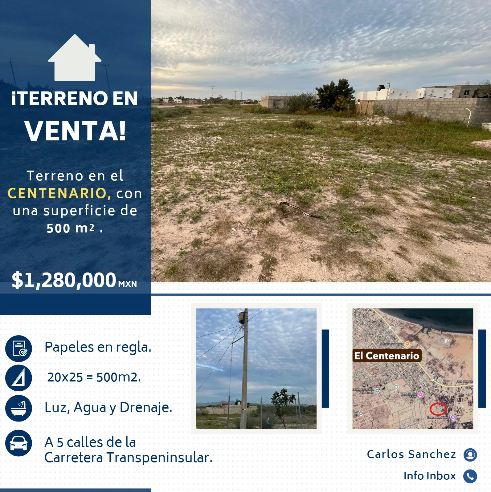 Terreno en El Centenario